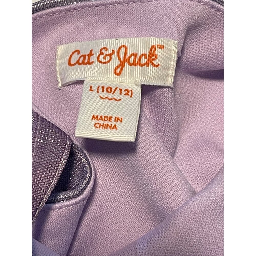 Cat & Jack Girls Sparkly Ombre Tulle Dress With Layered Skirt & Adjustable Strap - Picture 10 of 10